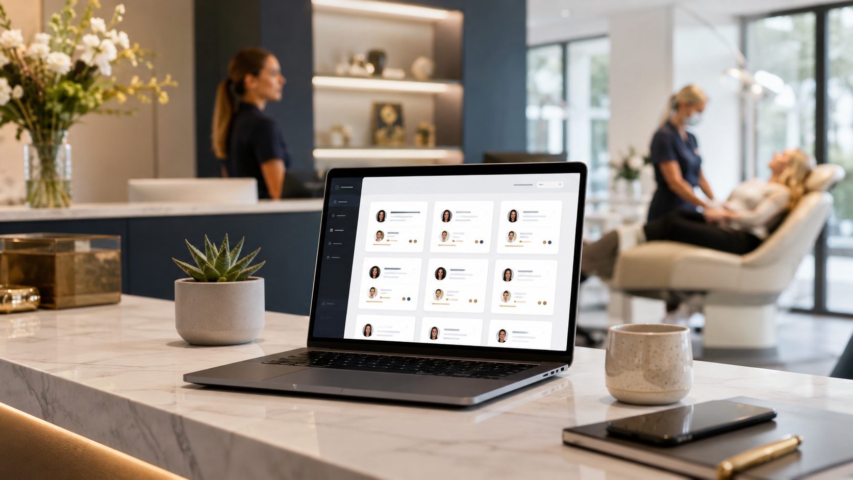 CRM dashboard voor klinieken — klantenbestand op één plek