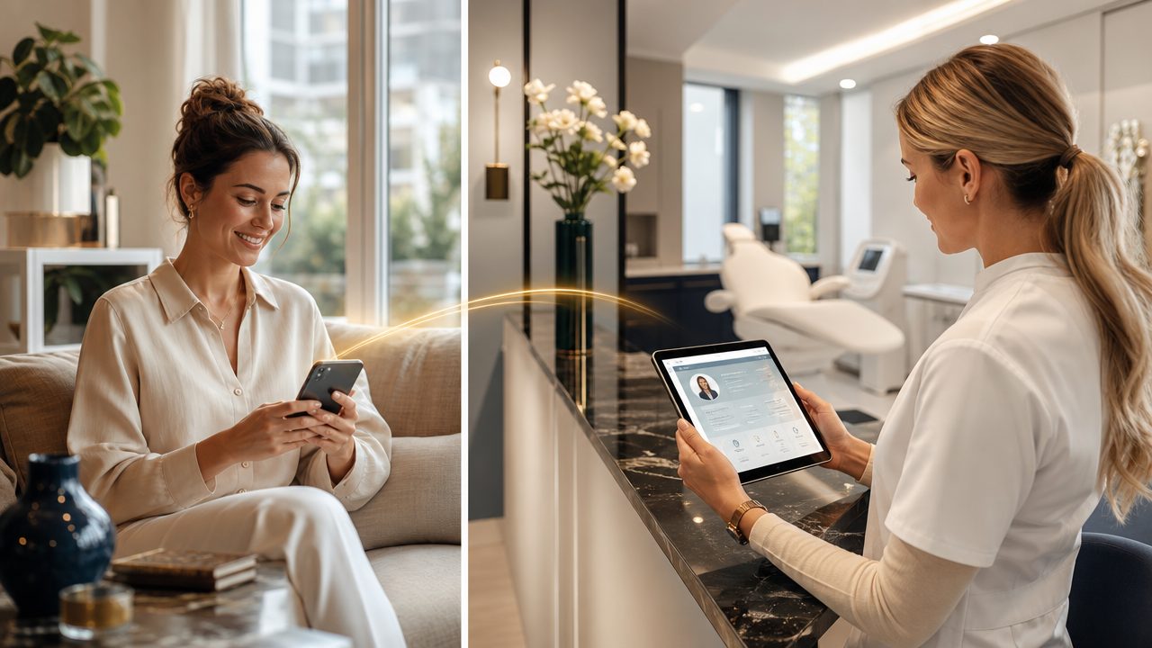 Klant en kliniek verbonden via CRM